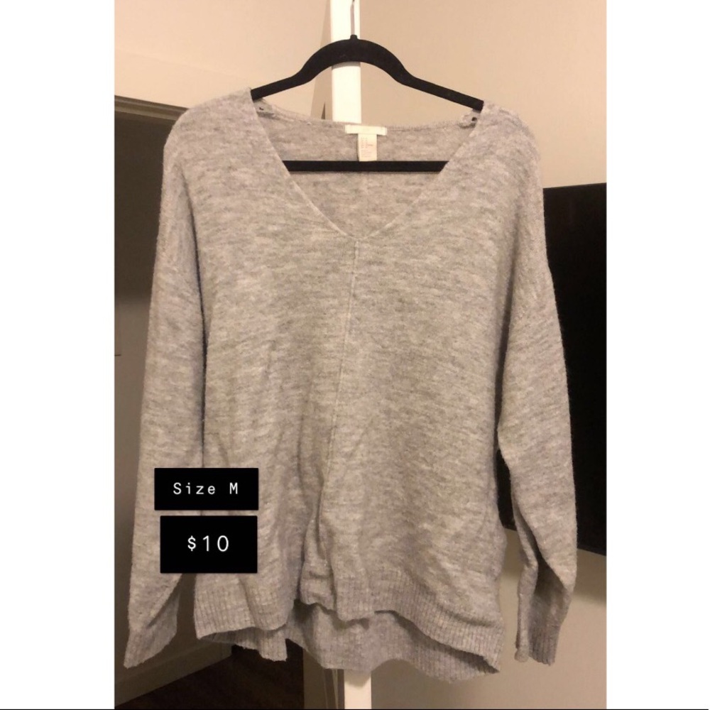 Gray sweater